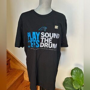 NFL Panthers Gildan Black Lightweight T-Shirt NWT